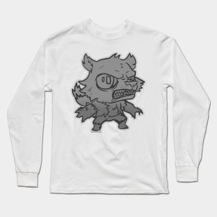 werewolf B&W Long Sleeve T-Shirt